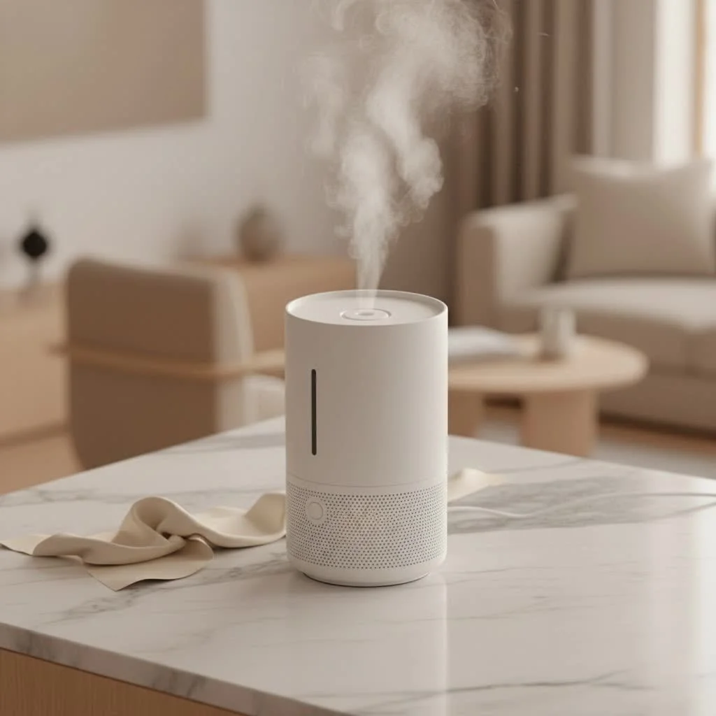 Furnace humidifier integrated into a home's HVAC system