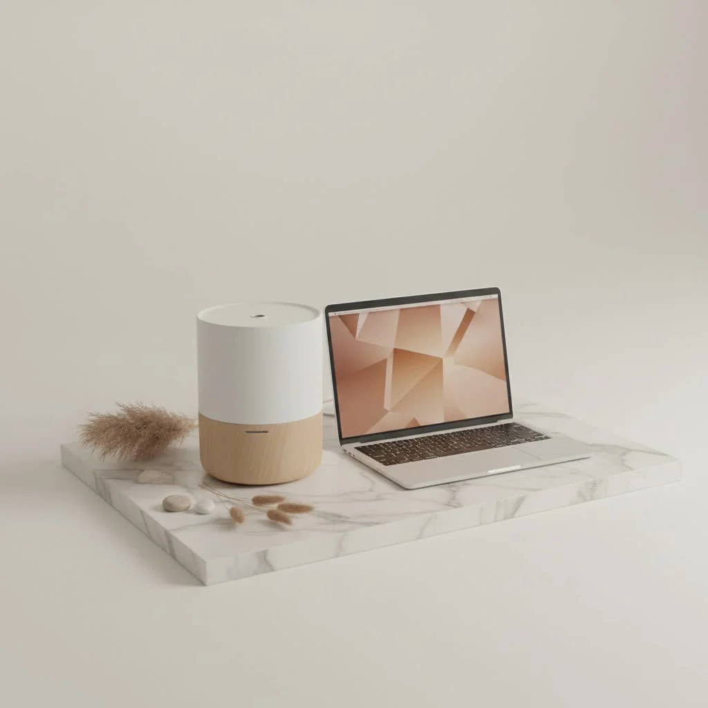 Pure Enrichment humidifier producing a cool mist