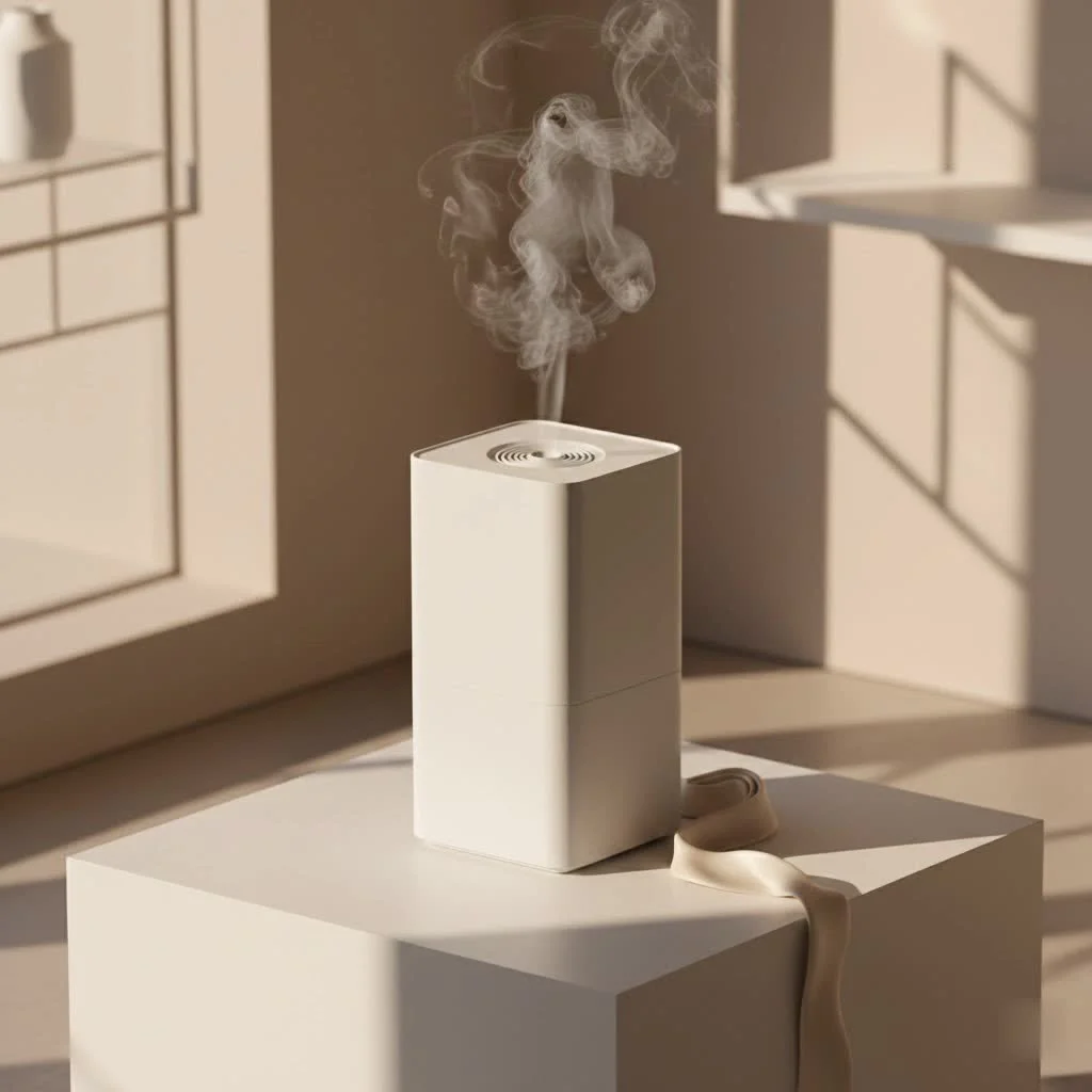 A person enjoying comfortable indoor air quality
