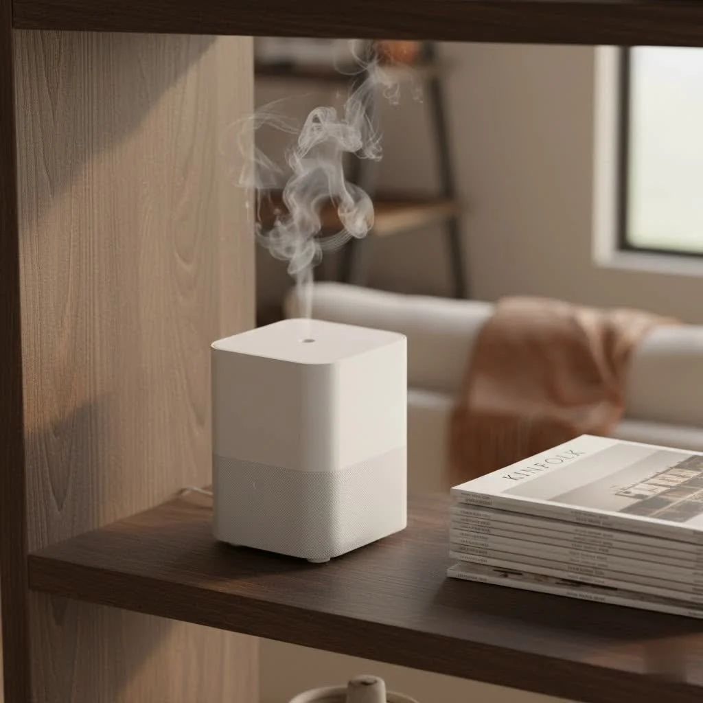 Vicks Warm Moisture Humidifier producing soothing steam