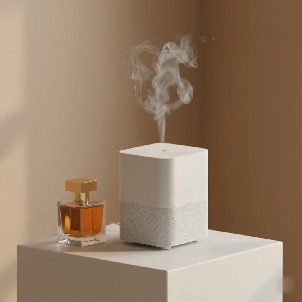 Vicks Cool Mist Humidifier producing a gentle mist