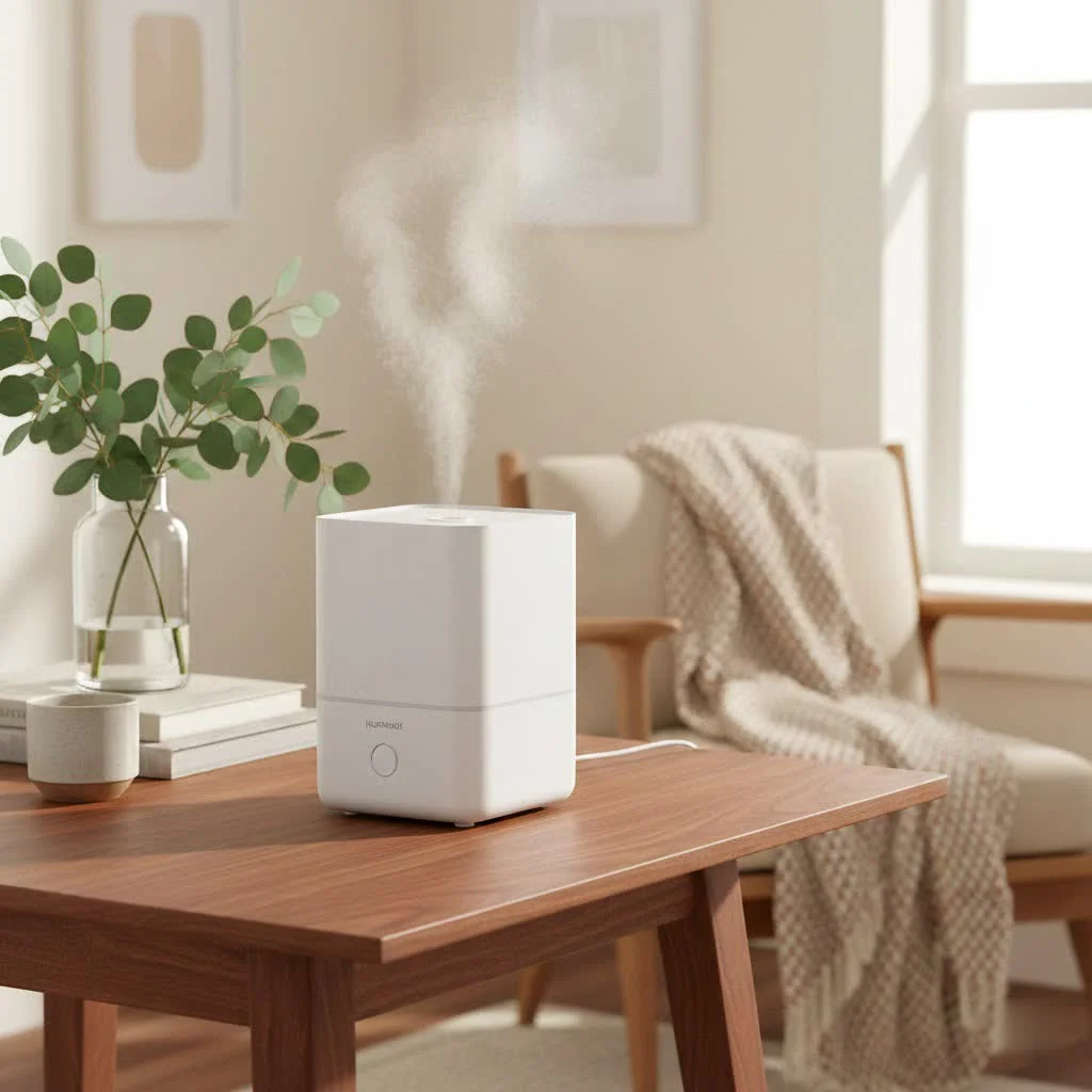 Air purifier and humidifier working together